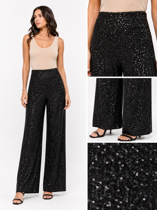 Pantalone paillettes