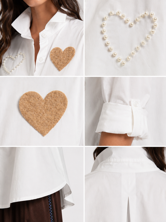 Camicia cuori