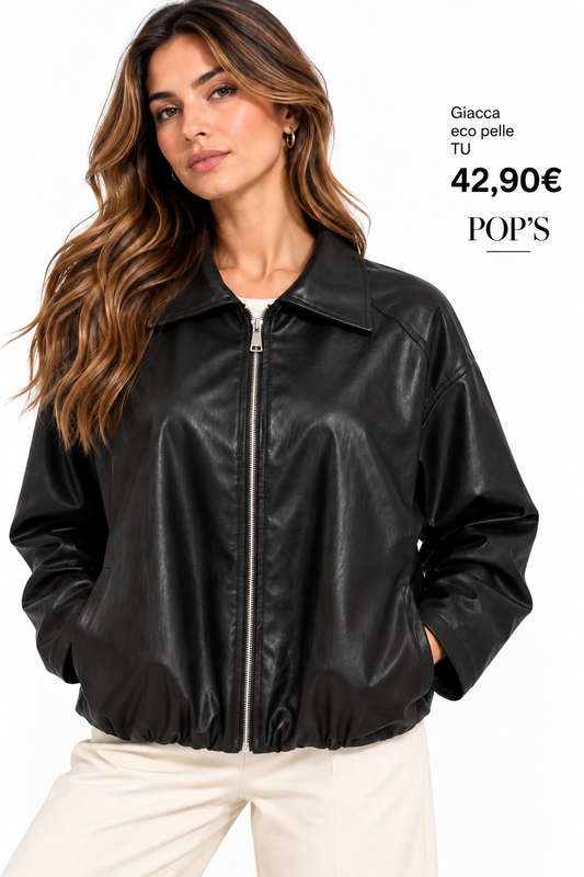 Giacca bomber con cerniera