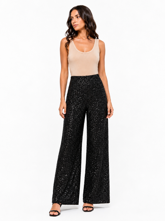 Pantalone paillettes