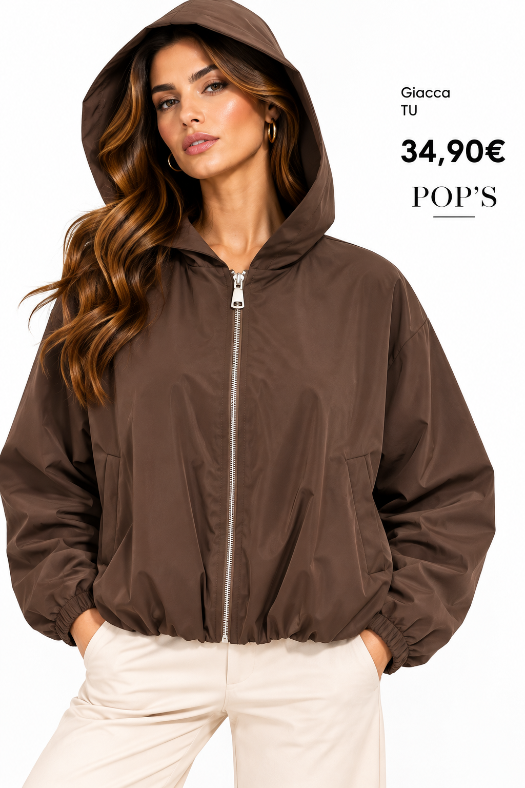 Giacca bomber con cappuccio